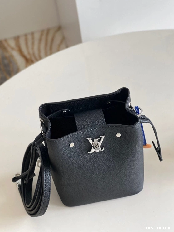Official oldcobbler BUCKET LOUIS LOCKME VUITTON NANO 0727